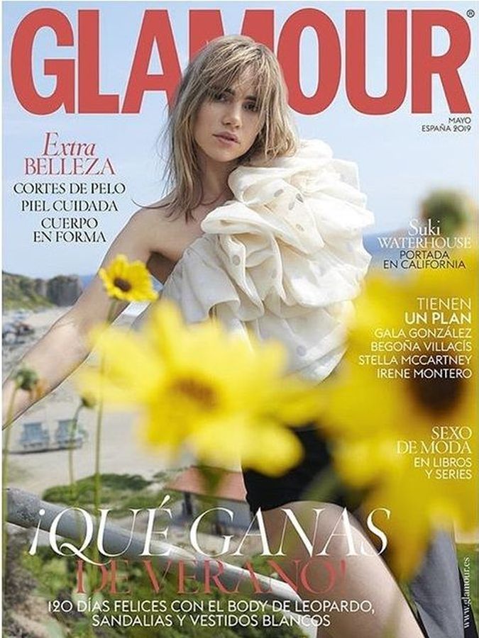 GLAMOUR SPAIN magazine side cover  May 2019