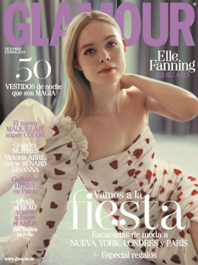 GLAMOUR SPAIN magazine side cover  December 2019