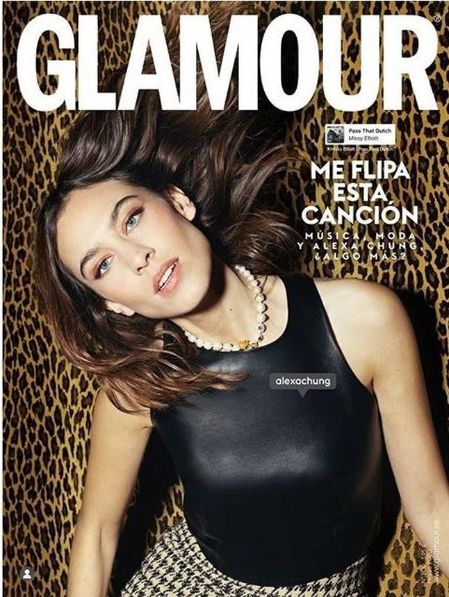 GLAMOUR SPAIN magazine side cover  March 2020