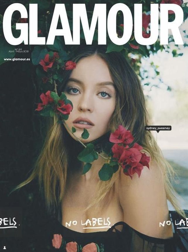 GLAMOUR SPAIN magazine side cover  April/May 2021