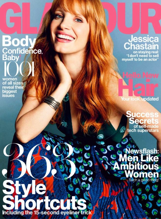 GLAMOUR USA magazine side cover  November 2014