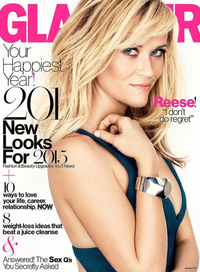 GLAMOUR USA magazine side cover  January 2015