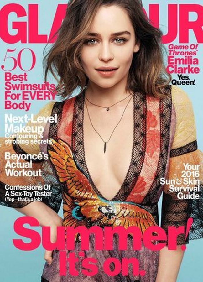 GLAMOUR USA magazine side cover  May 2016