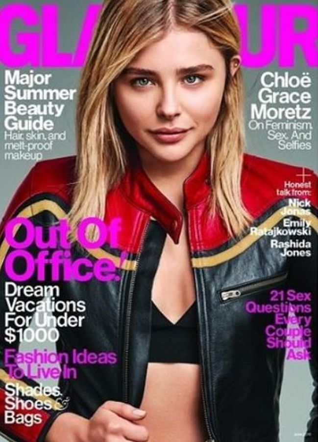 GLAMOUR USA magazine side cover  June 2016
