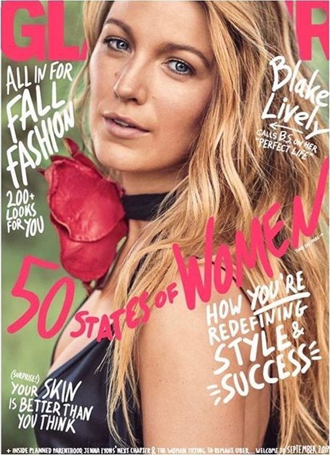 GLAMOUR USA magazine side cover  September 2017