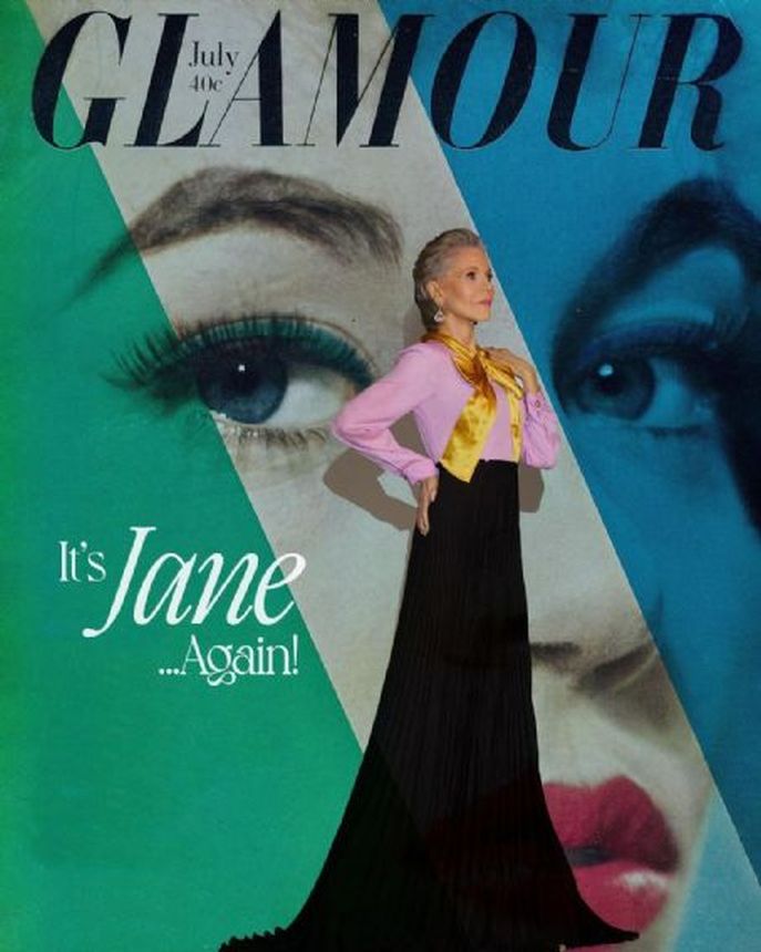 GLAMOUR USA magazine side cover  July 2022