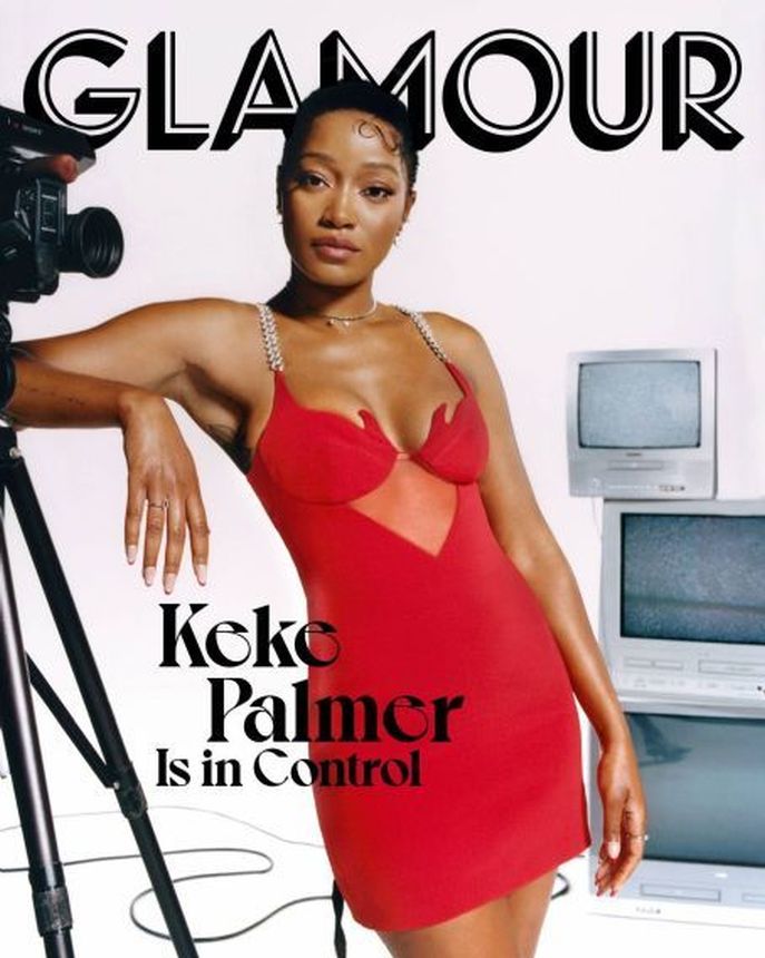 GLAMOUR USA magazine side cover  August 2022