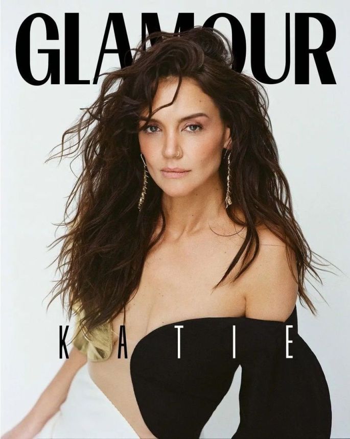 GLAMOUR USA magazine side cover  April 2023