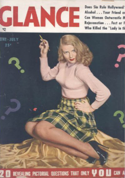 GLANCE magazine side cover  Vol 1 No  1  June/July 1948