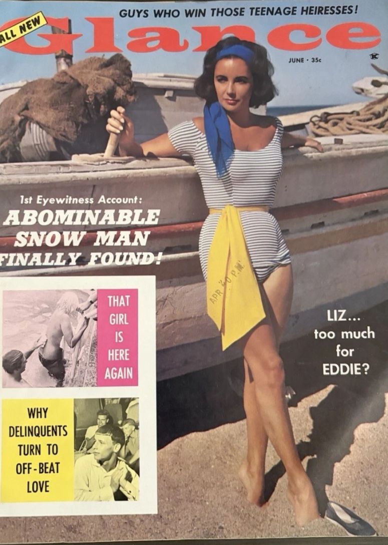 GLANCE magazine side cover  June 1960