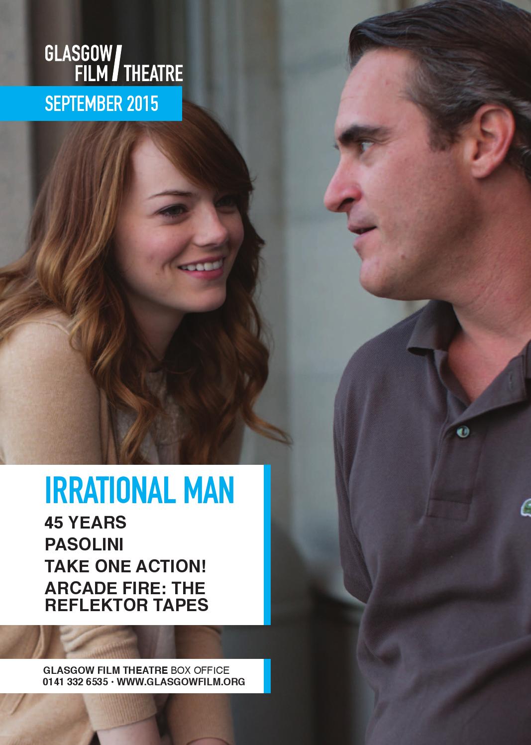 GLASGOW FILM THEATRE magazine side cover September 2015