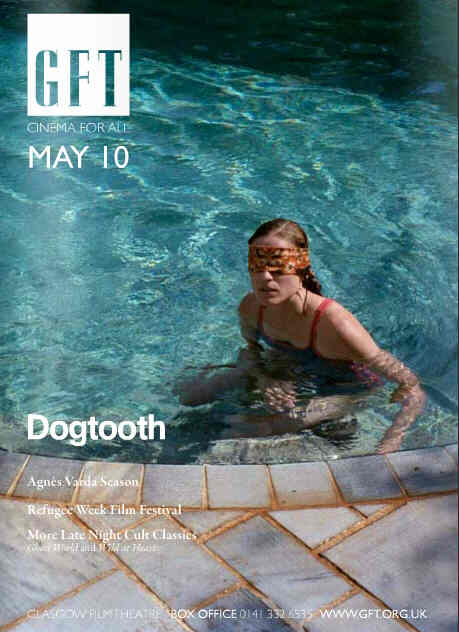 GLASGOW FILM THEATRE magazine side cover May 2010