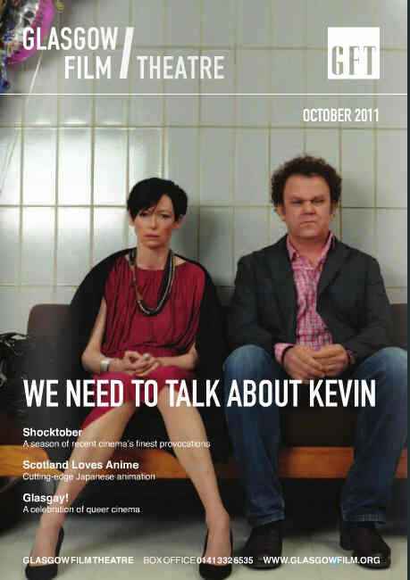 GLASGOW FILM THEATRE magazine side cover October 2011