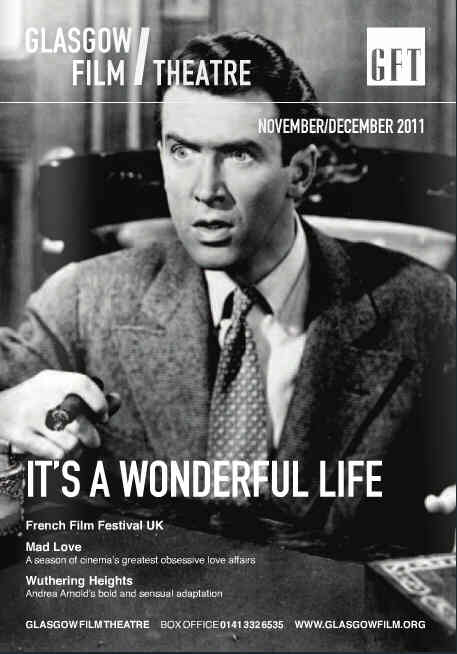 GLASGOW FILM THEATRE magazine side cover November/December 2011