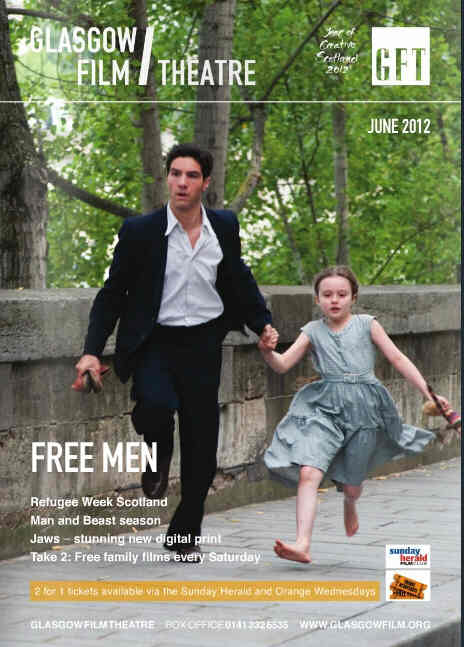 GLASGOW FILM THEATRE magazine side cover June 2012