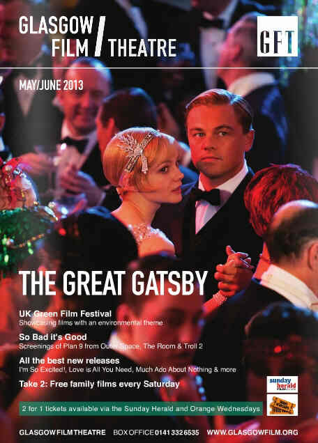 GLASGOW FILM THEATRE magazine side cover May/June 2013