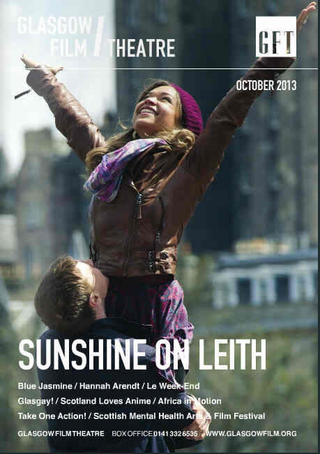 GLASGOW FILM THEATRE magazine side cover October 2013