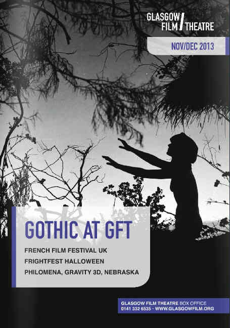 GLASGOW FILM THEATRE magazine side cover November/December 2013