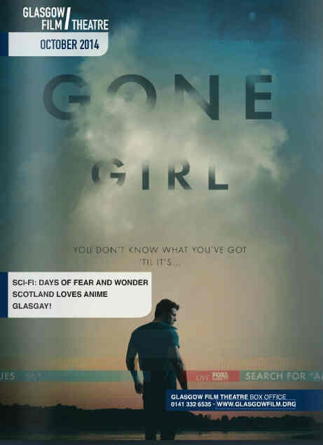 GLASGOW FILM THEATRE magazine side cover October 2014