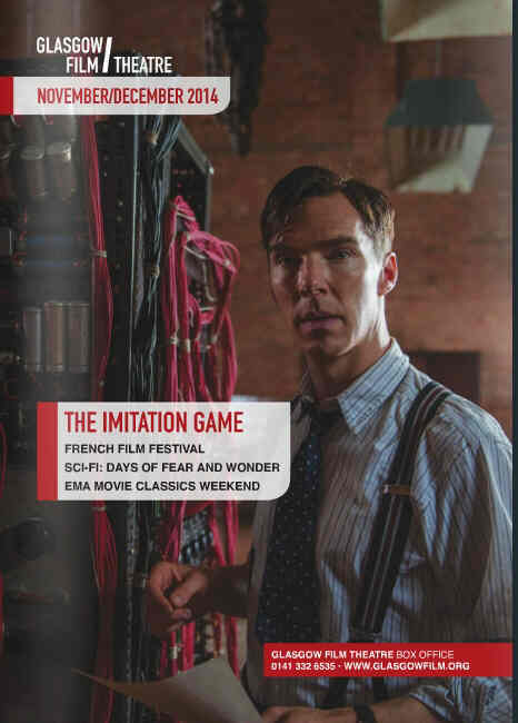 GLASGOW FILM THEATRE magazine side cover November/December 2014
