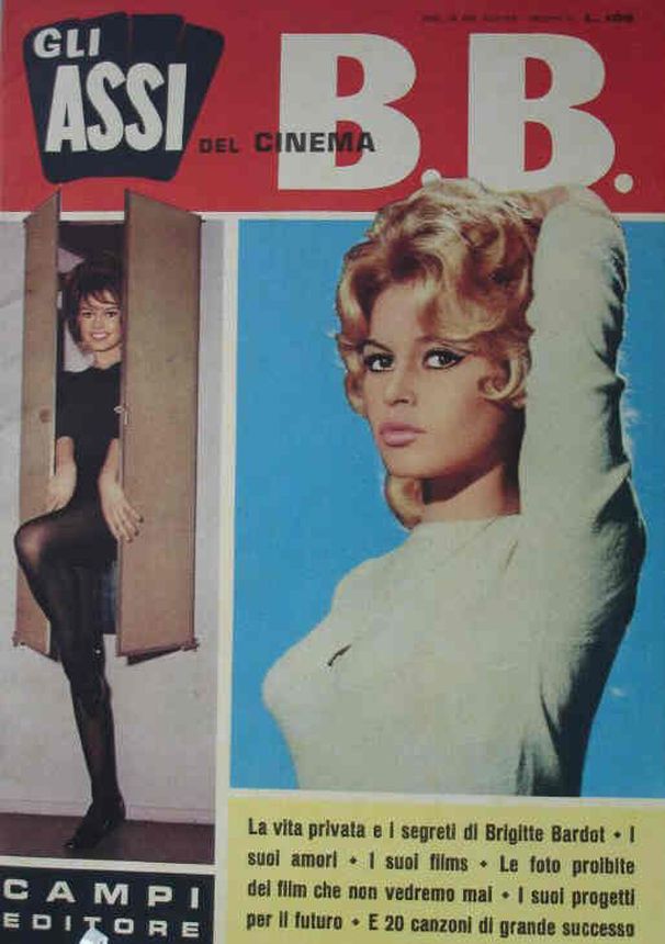 GLI ASSI DEL CINEMA magazine side cover Issue 1   1962