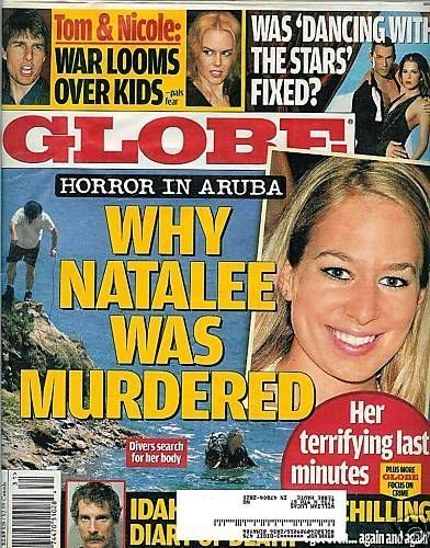 GLOBE magazine side cover 1 August 2005