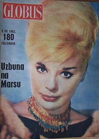 GLOBUS magazine side cover Issue 180 9 December 1962