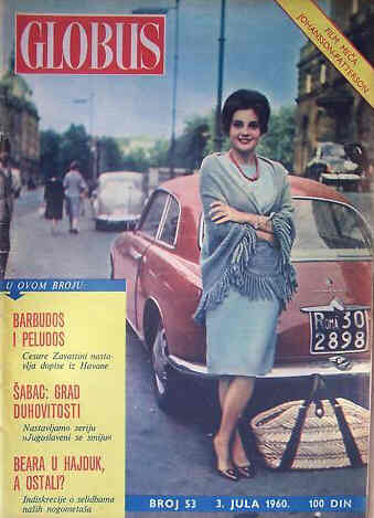 GLOBUS magazine side cover Issue 53 3 July 1960