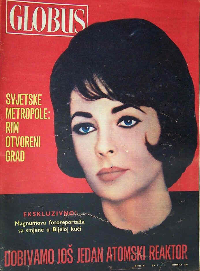 GLOBUS magazine side cover Issue 83 29 January 1961