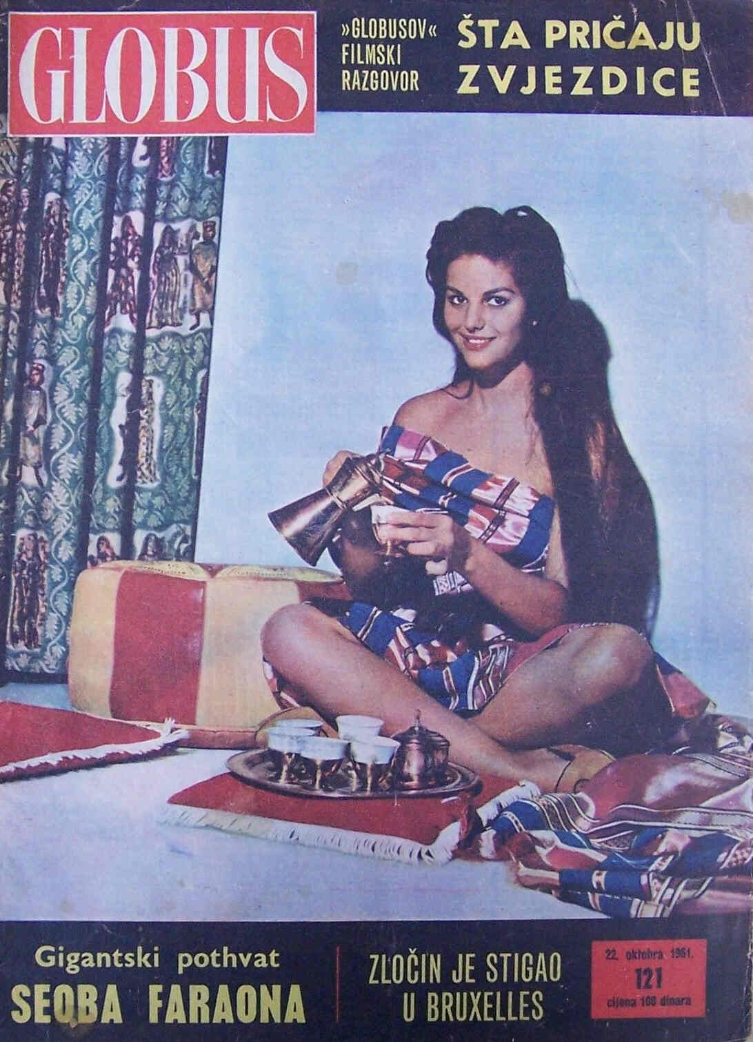 GLOBUS magazine side cover Issue 121 22 October 1961