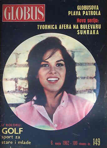 GLOBUS magazine side cover Issue 149 6 May 1962