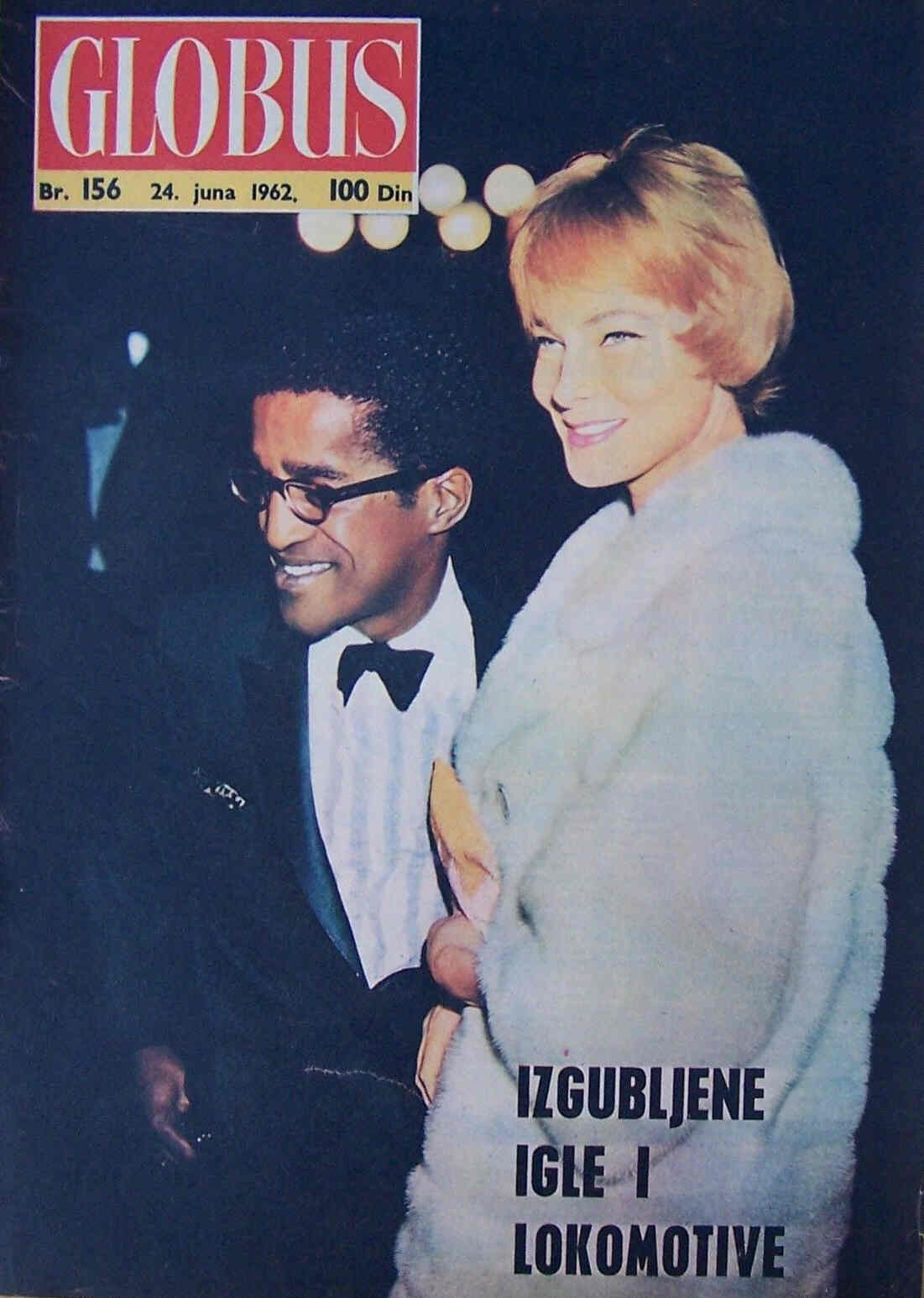 GLOBUS magazine side cover Issue 156 24 June 1962