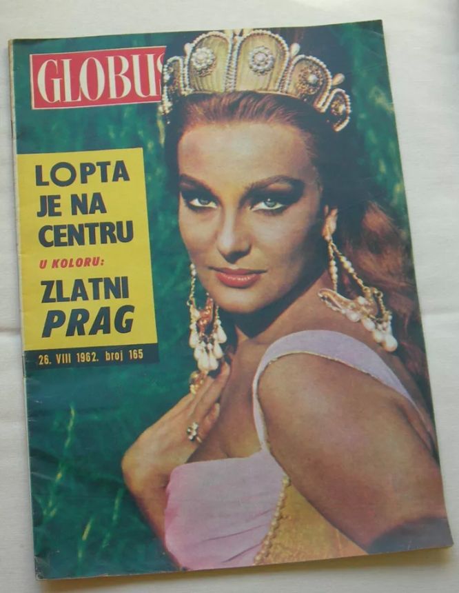 GLOBUS magazine side cover Issue 165 26 August 1962