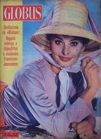 GLOBUS magazine side cover Issue 70 30 October 1960