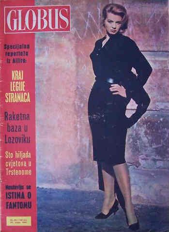 GLOBUS magazine side cover Issue 99 21 May 1961