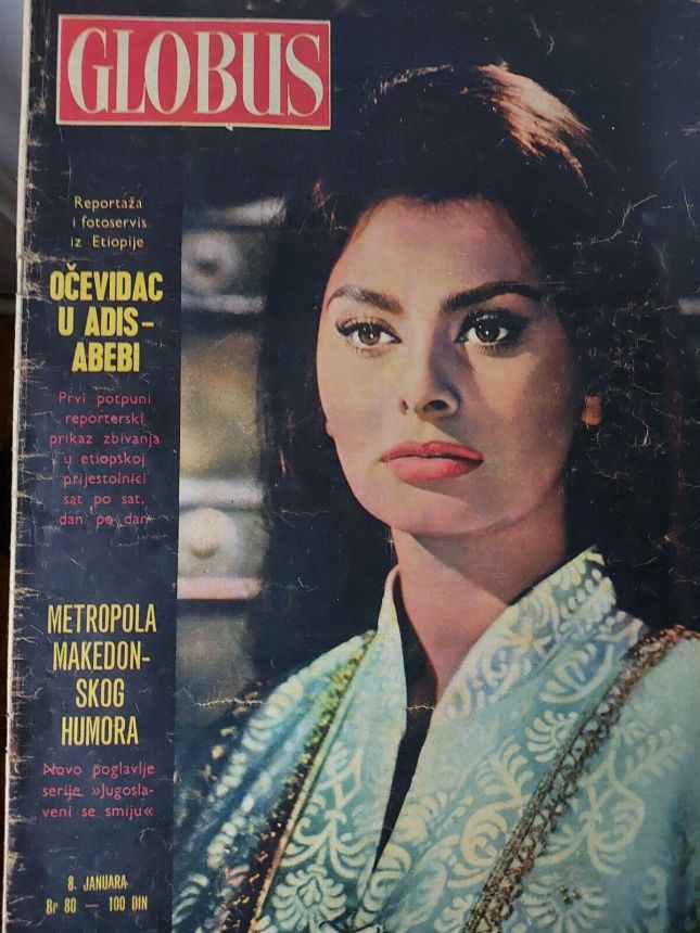 GLOBUS magazine side cover Issue 80 8 January 1961