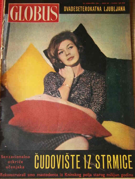 GLOBUS magazine side cover Issue 86 19 February 1961