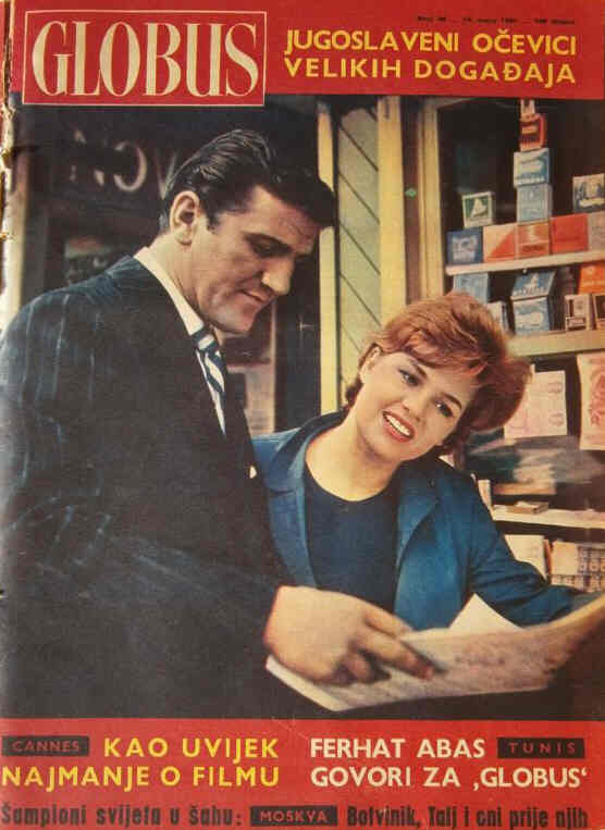GLOBUS magazine side cover Issue 98 14 May 1961