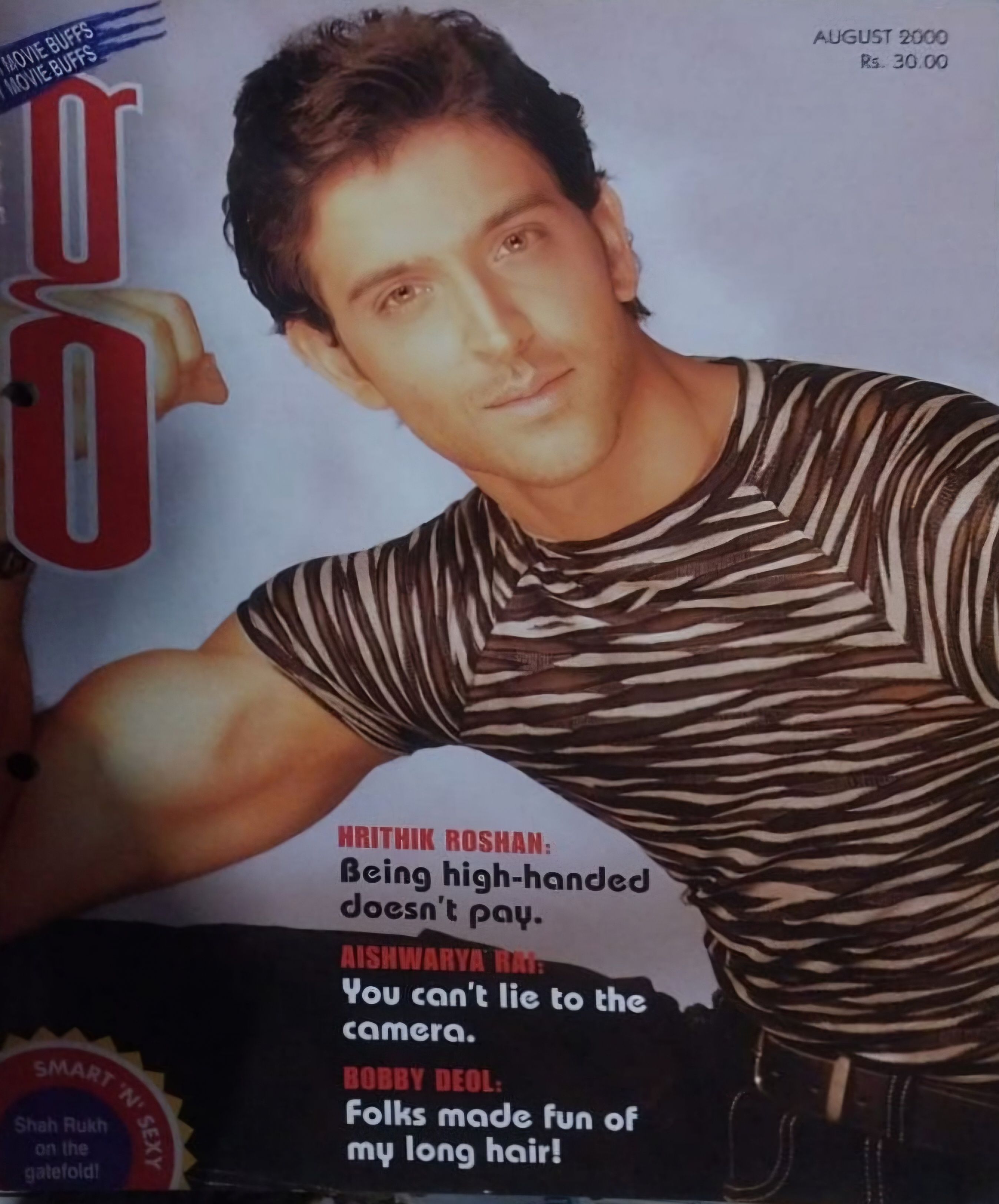 G MAGAZINE magazine cover  August 2000
