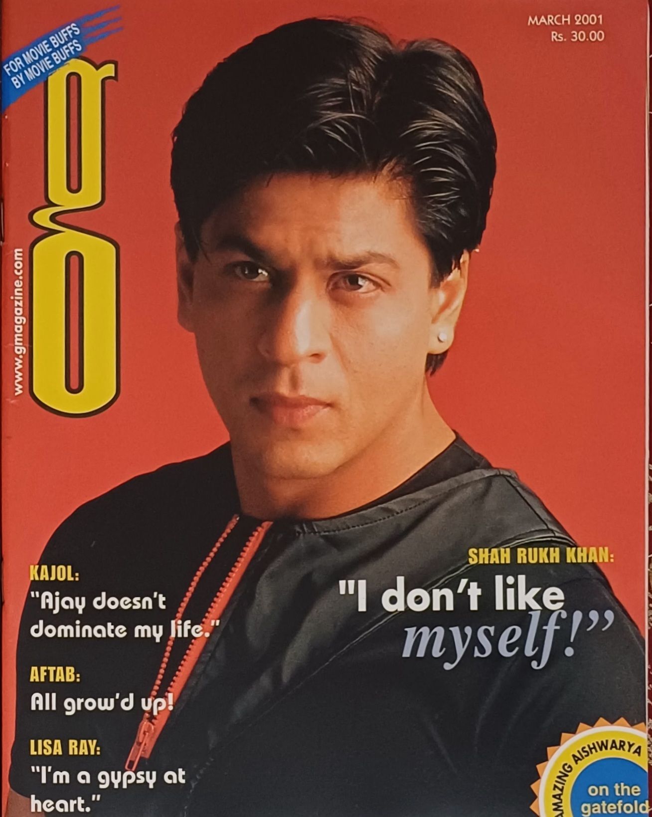 G MAGAZINE magazine cover  March 2001