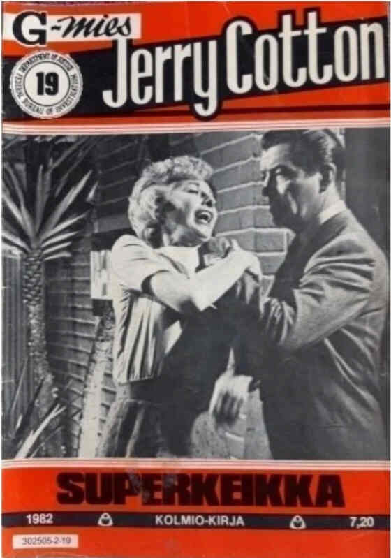 G-MIES JERRY COTTON magazine side cover Issue 19   1982