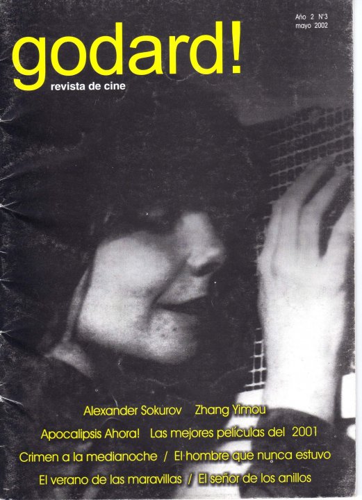 GODARD magazine side cover Issue 3 May 2002