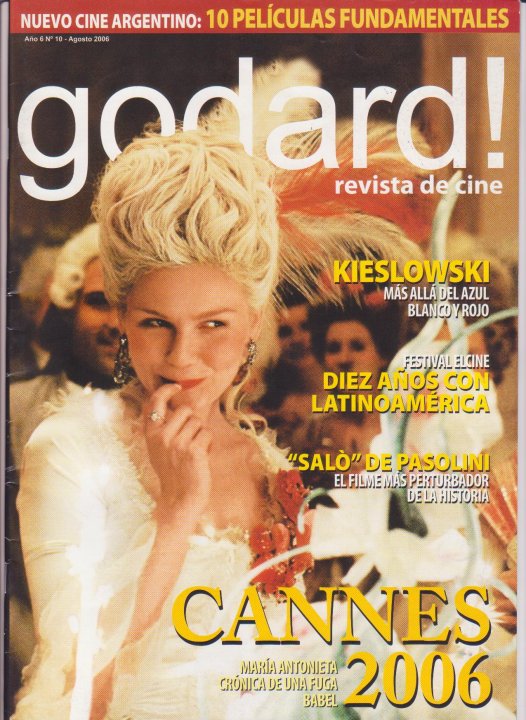 GODARD magazine side cover Issue 10 August 2006