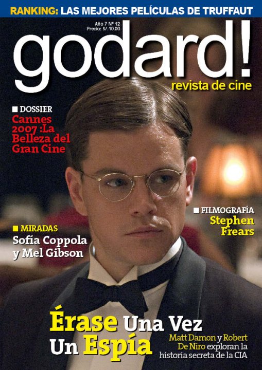 GODARD magazine side cover Issue 12 April 2007