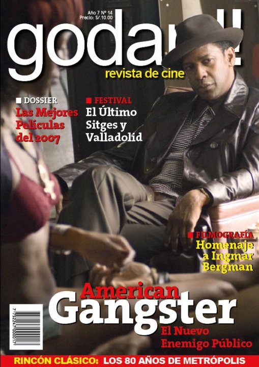 GODARD magazine side cover Issue 14 December 2007