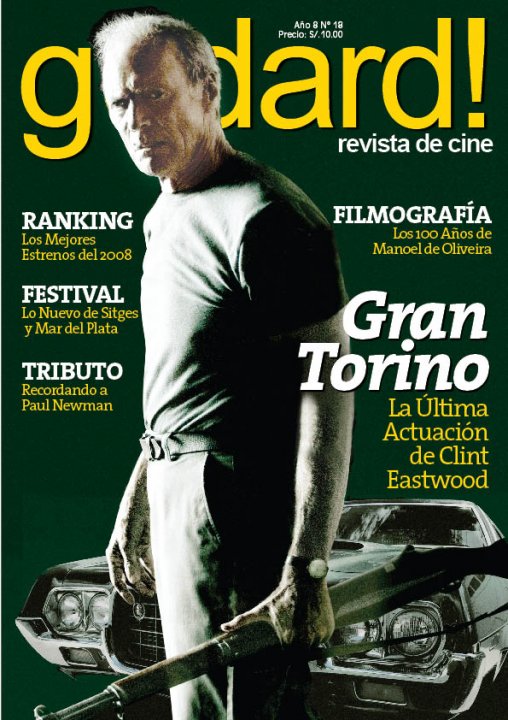 GODARD magazine side cover Issue 18 December 2008