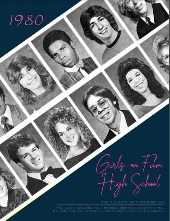 GIRLS ON FILM magazine side cover Issue 13  August 2021