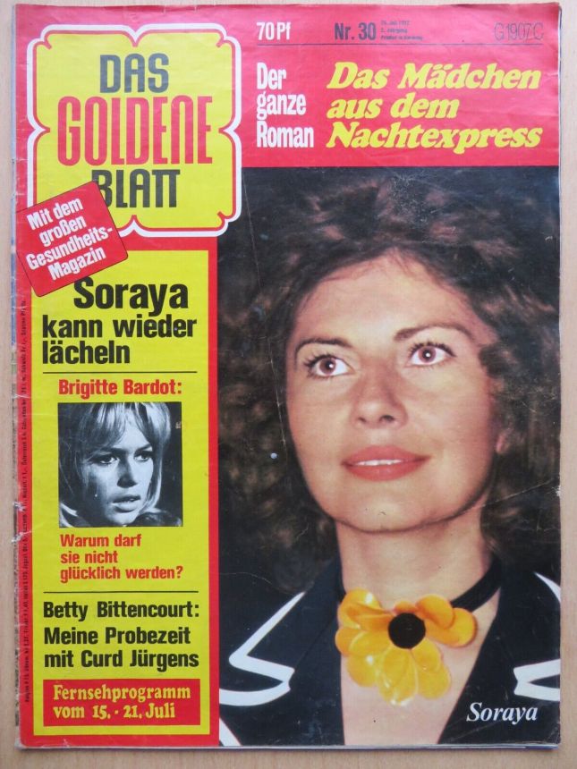 DAS GOLDENE BLATT magazine side cover Issue 30 16 July 1972