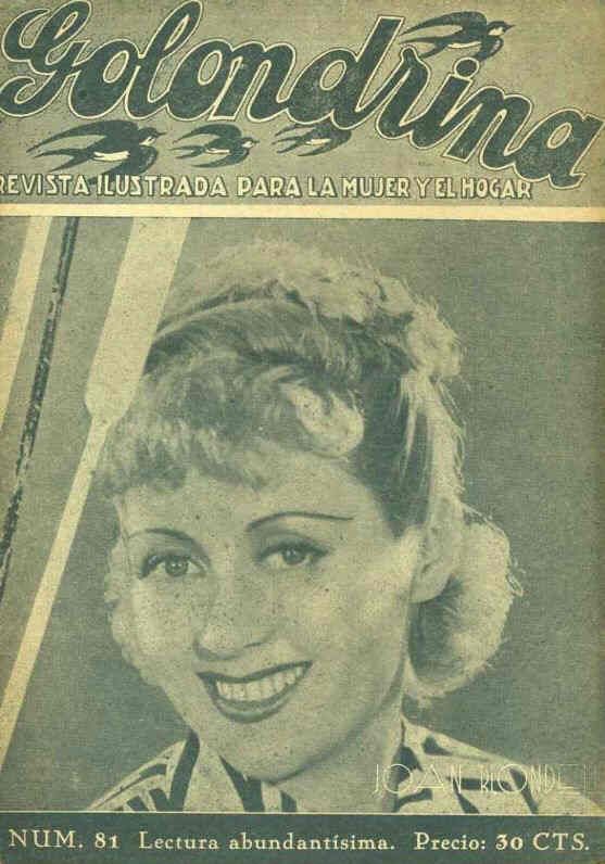 GOLONDRINA magazine side cover Issue 81 February 1937