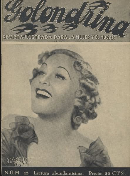 GOLONDRINA magazine side cover Issue 12 29 February 1936
